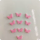 MINI BORBOLETA ROSA (10 UNIDADES)