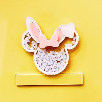APLIQUE CABEÇA MINNIE (COELHINHA)