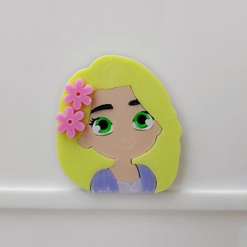 Aplique Princesa Rapunzel
