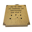 MDF - EU TE AMO DO TAMANHO DA DIFICULDADE QUE VOCE É