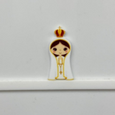 Aplique Sublimado Religioso Nossa Senhora de Fátima