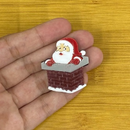 Aplique Papai Noel Chaminé
