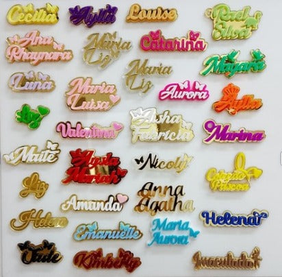 Aplique Nome Personalizado